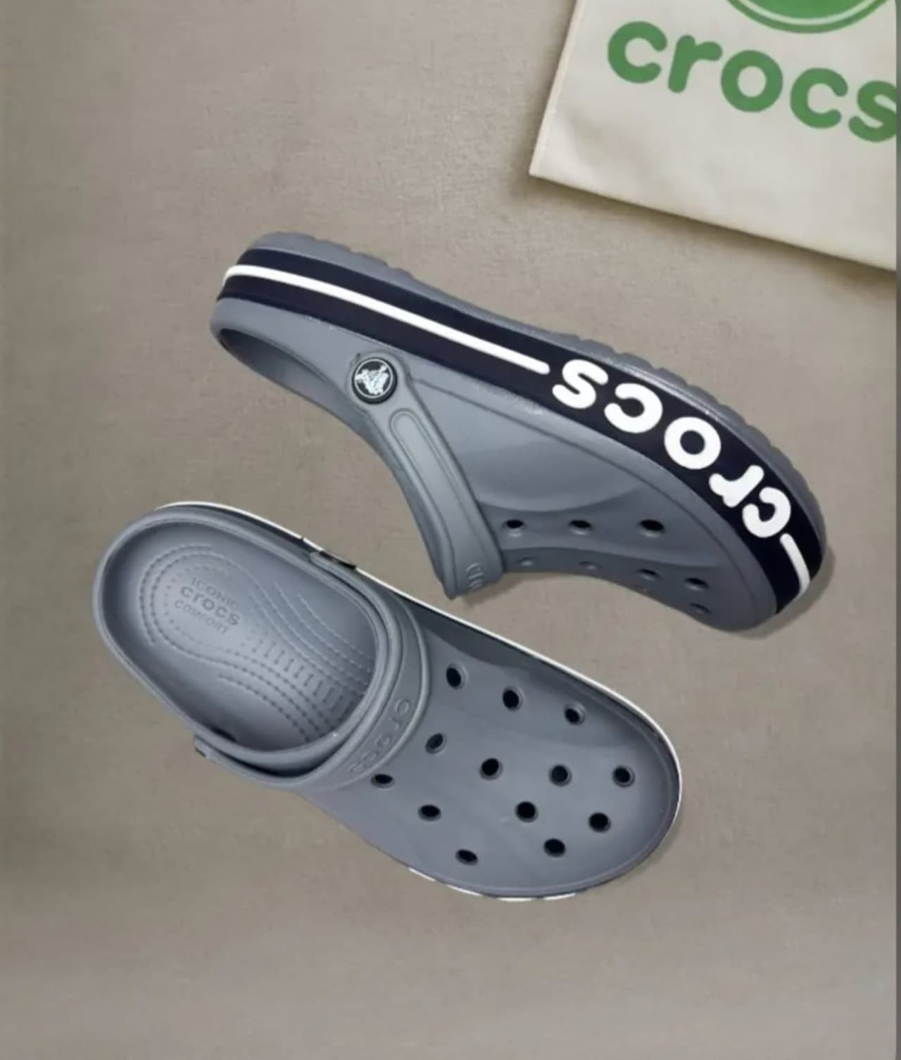 Crocs terlik – Gri mavi