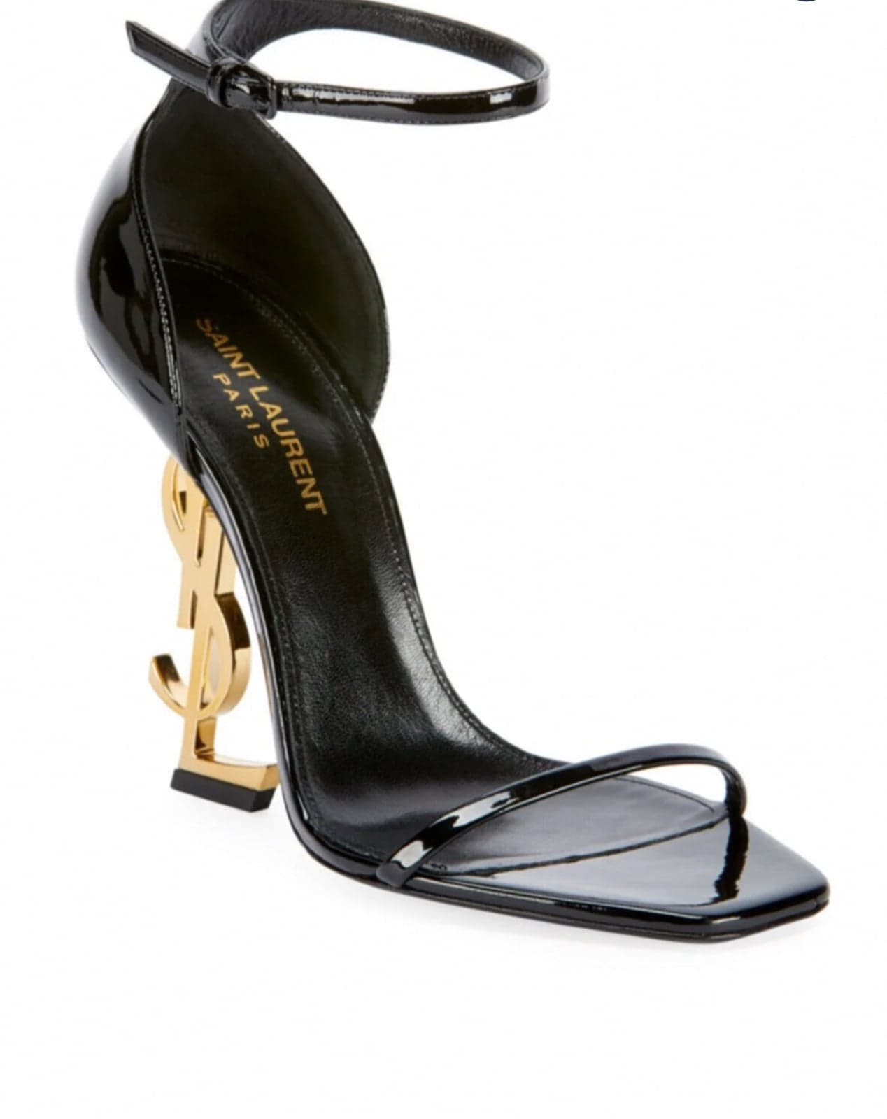 Ysl topuklu – Siyah gold