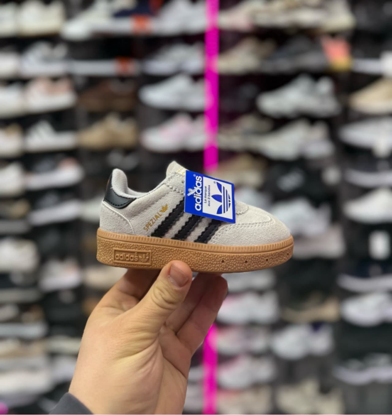 Adidas Spızıal çoçuk – Gri siyah nubuk
