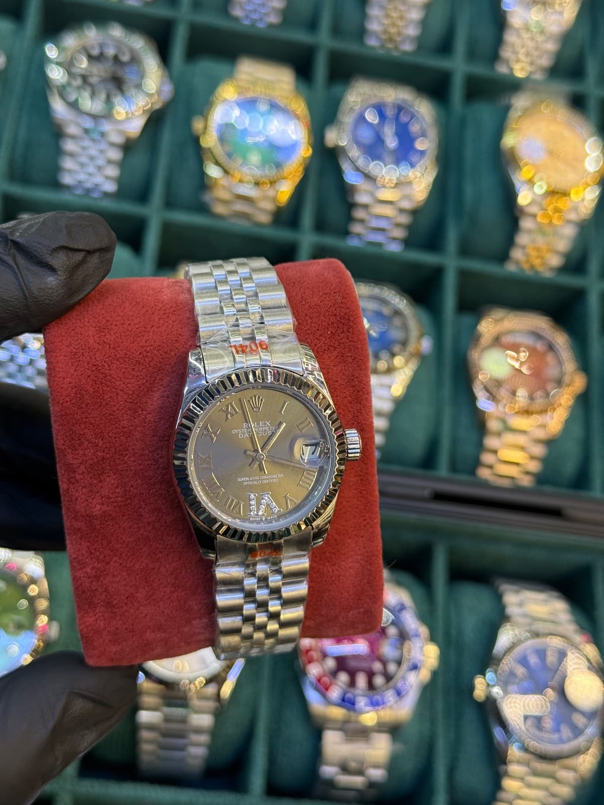 Rolex DateJust – Gümüş gri