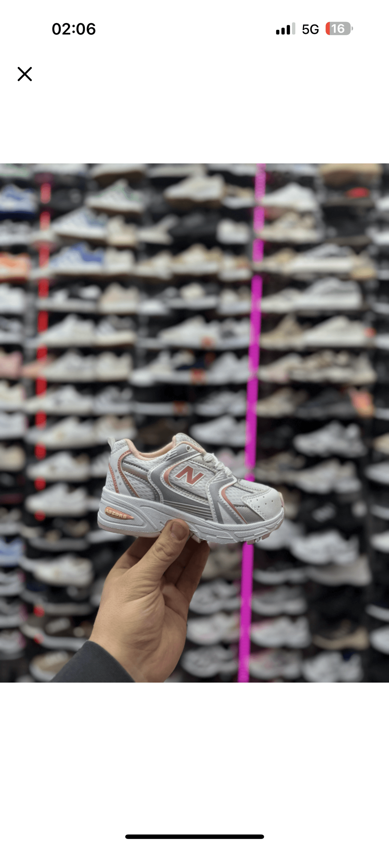 Nb 530 çoçuk – Beyaz pembe