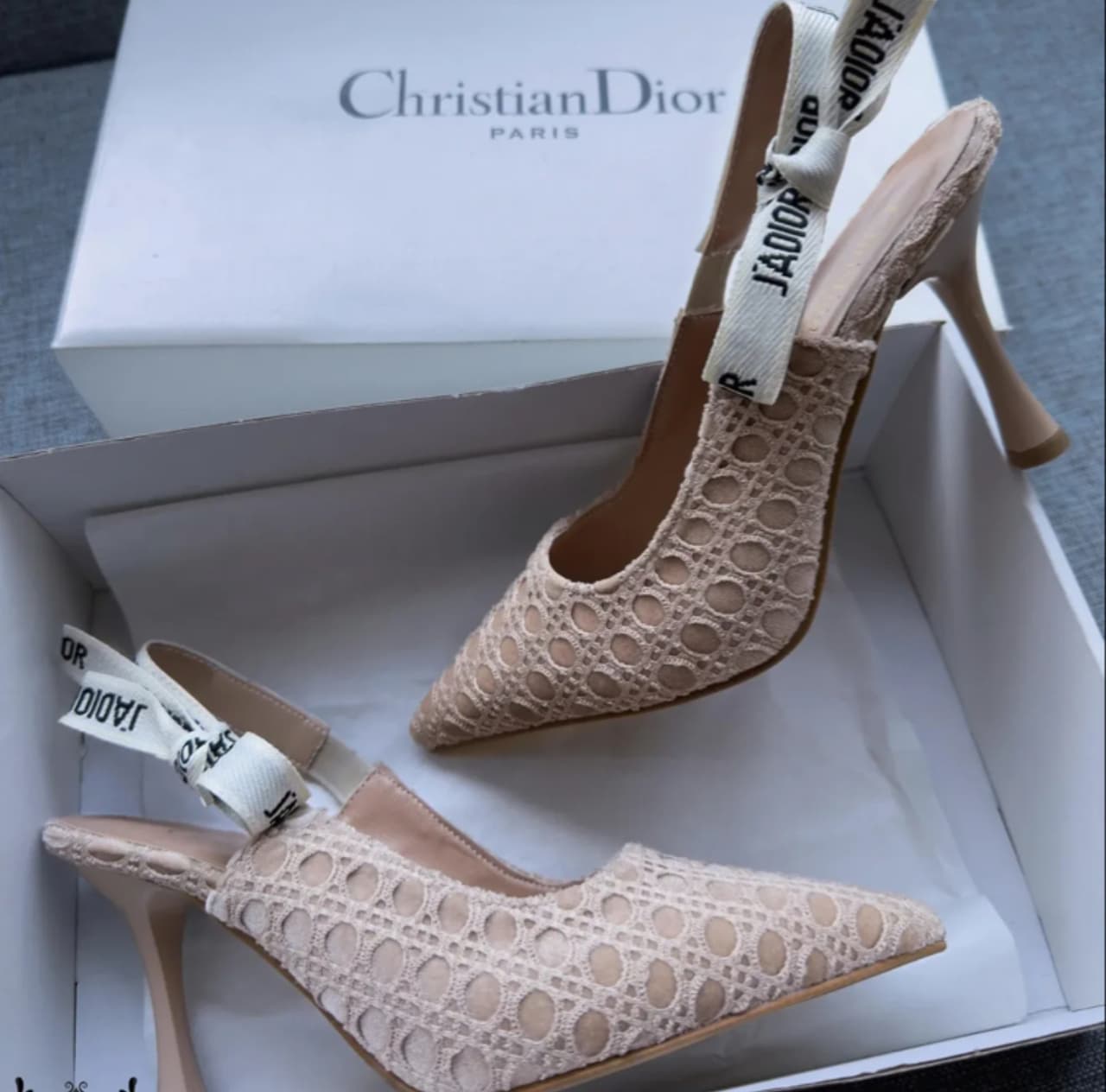 Dior topuklu premium – Bej