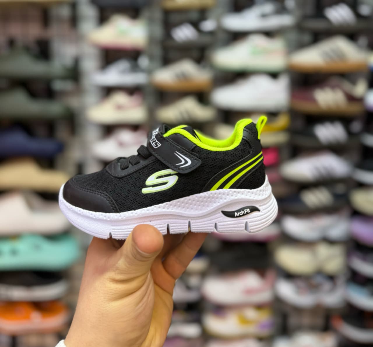 Skechers çoçuk – Siyah sarı