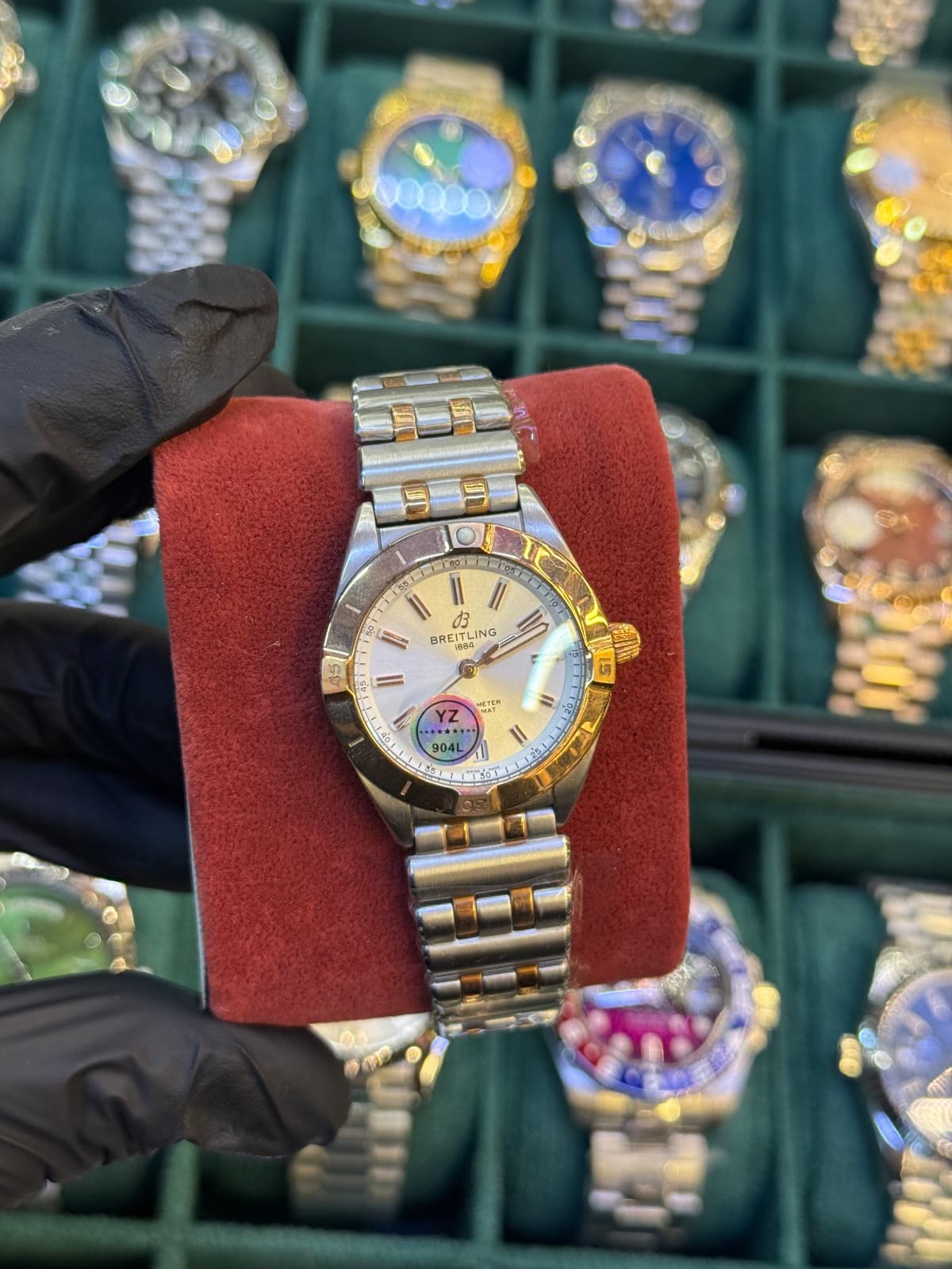 Breitling – Gümüş pembe
