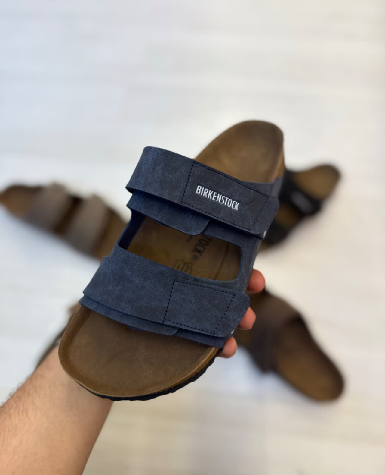 Birkenstock bantlı – Mavi