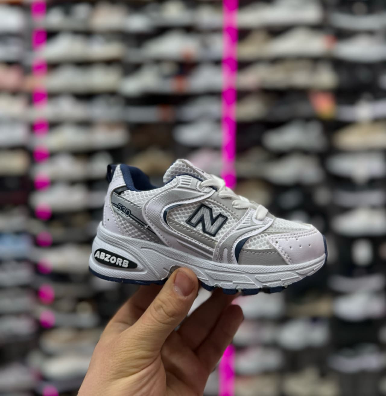 Nb 530 çoçuk – Beyaz lacivert