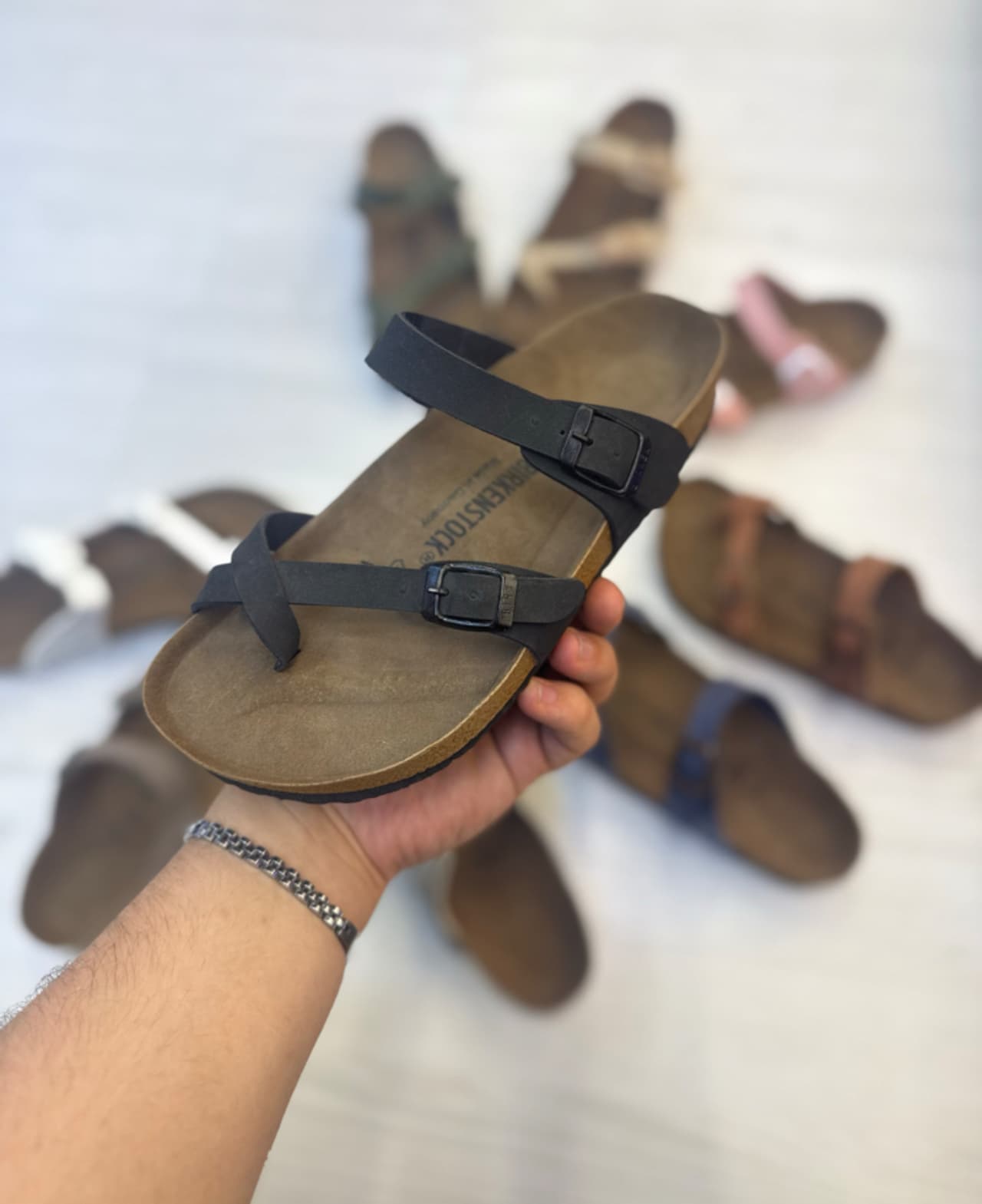 Birkenstock mayari – Siyah süet